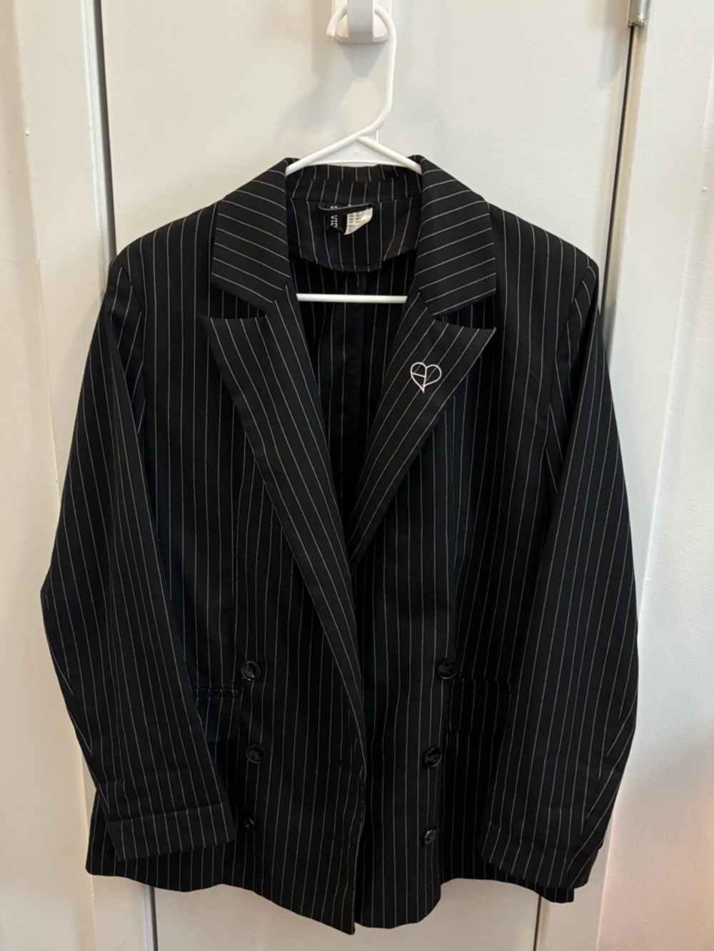 BLACKPINK Oversized Pinstripe Blazer